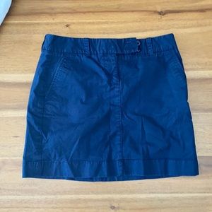 Navy blue mini skirt cotton vineyard vines